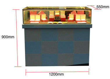 Forme rectangulaire planche de paquetage avec armoire en verre, Jewellery Watch Shop Display