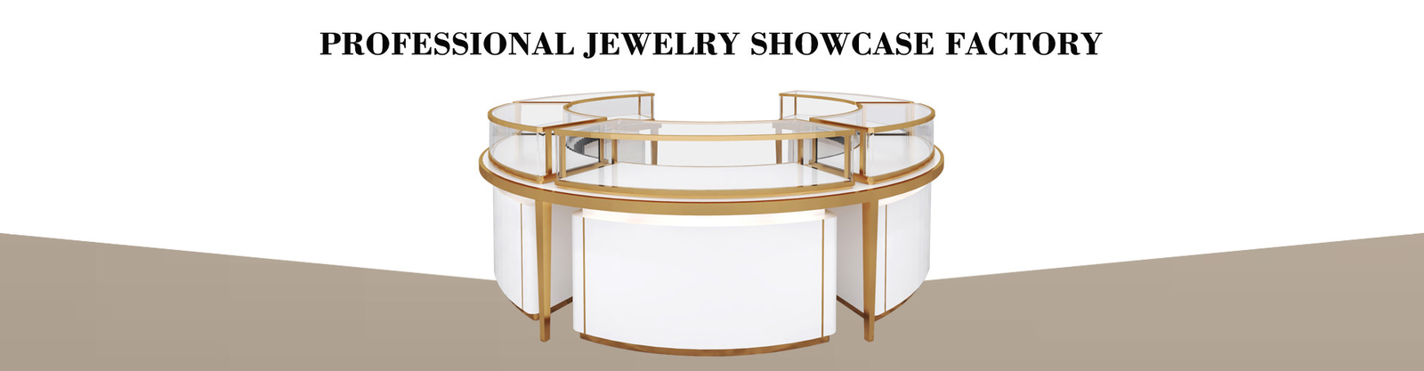 Une vitrine de bijoux