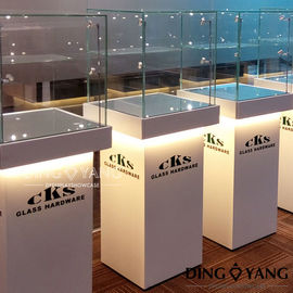 Coffrets d'étalage en verre au détail de la salle d'exposition 500X400X1600MM