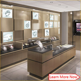 Fabrique de modèles personnalisés de vitrines de montres de mode / vitrines de magasins / vitrines de montres
