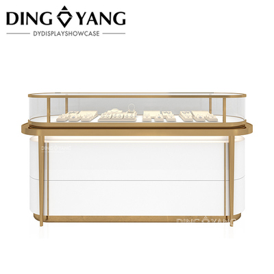Fabrique Commercial Custom Made Locking Jewelry Display Case Pour le magasin de bijoux haut de gamme, fait de matériau de haute qualité