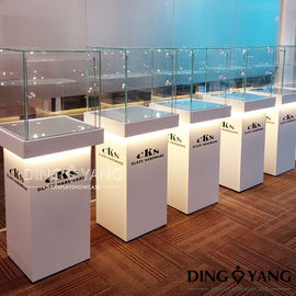 Salle d'exposition 500X400X1600MM Armoires d'affichage en verre au détail