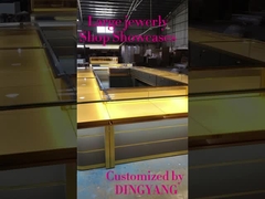 conception et usine personnalisée de vitrines de bijoux professionnels